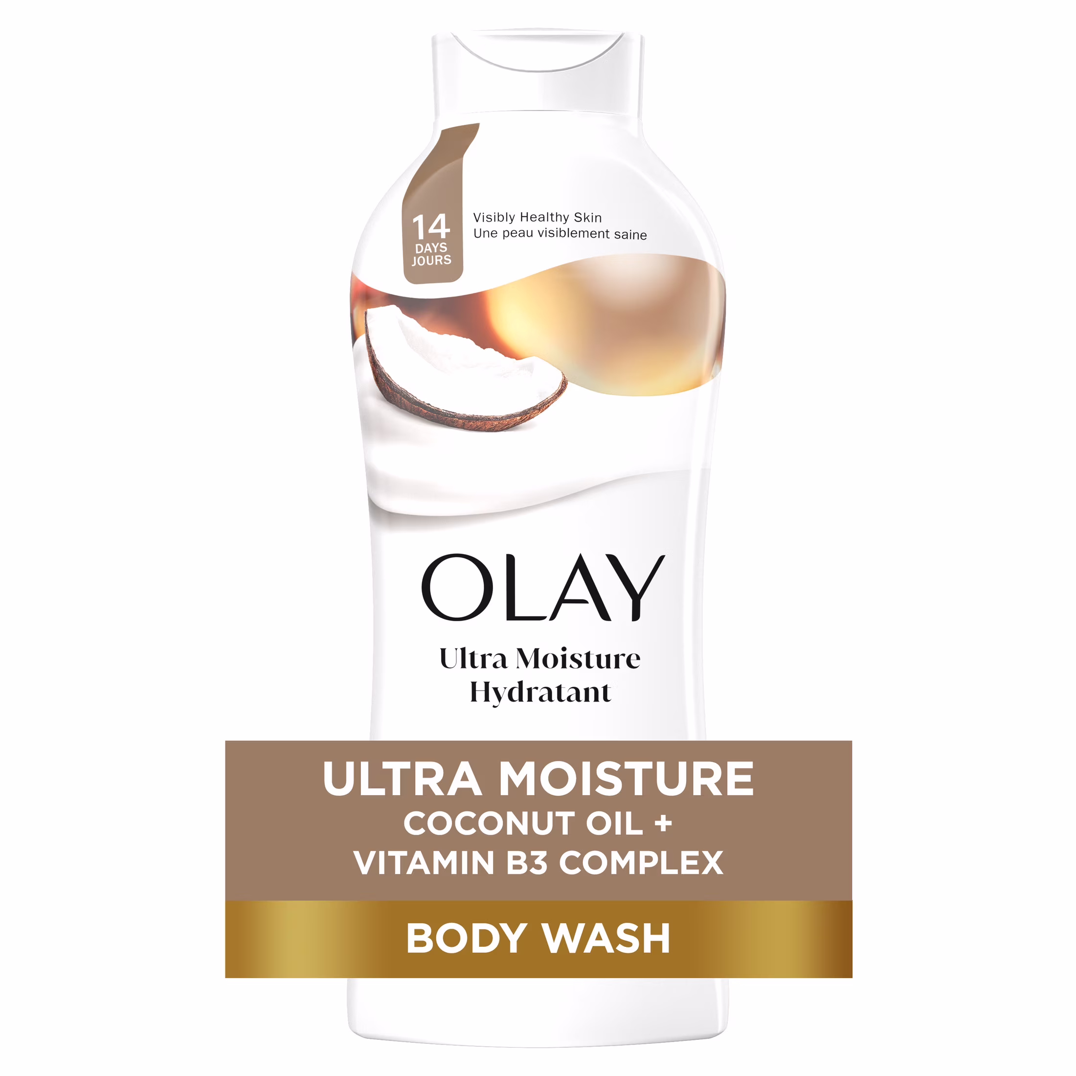 Olay, Ultra Moisture Body Wash, Coconut Oil, 22 fl oz