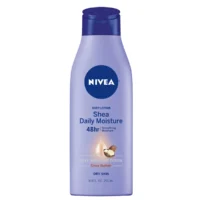 NIVEA Loción Corporal Nutritiva de Karité para Piel Seca con Ácido Hialurónico y Manteca de Karité, 8.4 fl oz