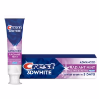 Crest Pasta Dental, 3D White, Avanzada, con Sabor a Menta Radiante, para Blanquear los Dientes, 94 G (3.3 oz)