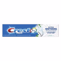 Pasta de Dientes Blanqueadora Extra Completa Crest Plus con Protección contra el Sarro Menta Limpia 5.4 oz
