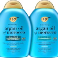 OGX Extra Strength Argan Oil of Morocco Set, Shampoo & Conditioner, 13 fl oz