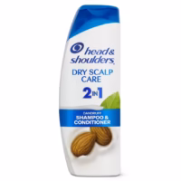 Head and Shoulders 2 en 1 Champú Anticaspa y Acondicionador, Cuidado Del Cuero Cabelludo Seco, para Todo Tipo de Cabello, 12.5 oz