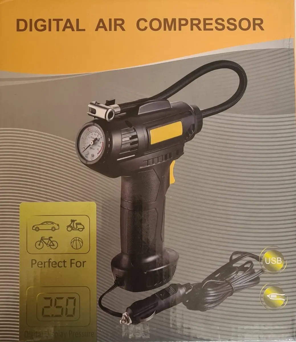 Compresora De Aire Portatil Digital